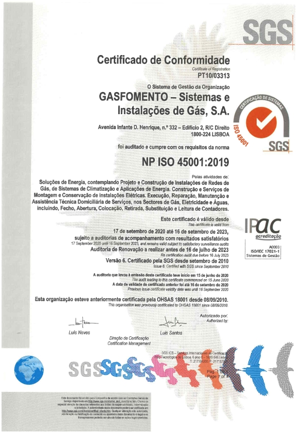 Gasfomento Sistemas e Instalações de Gás